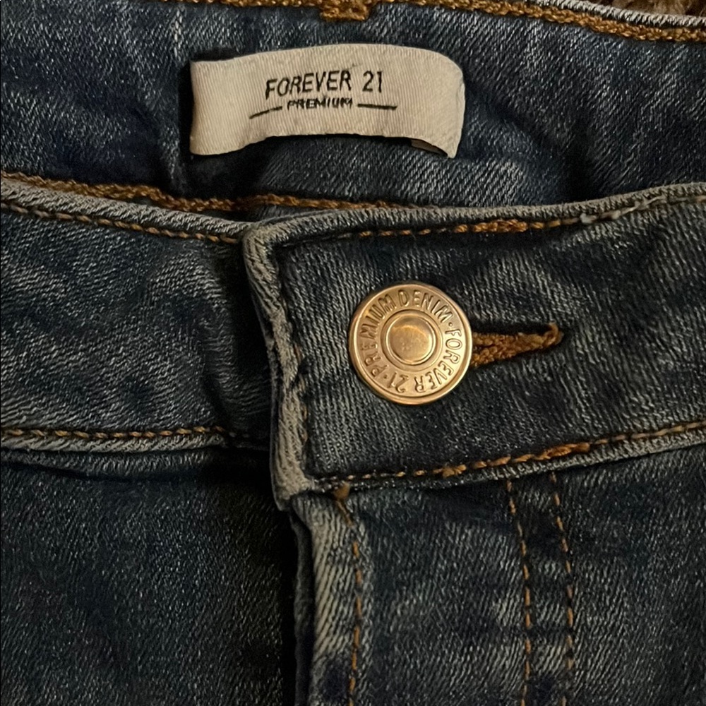 Forever 21 Dark Blue Denim Jeans